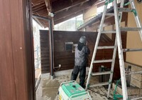 【下伊那郡高森町】山吹新田地区集会所 外壁・屋根塗装工事