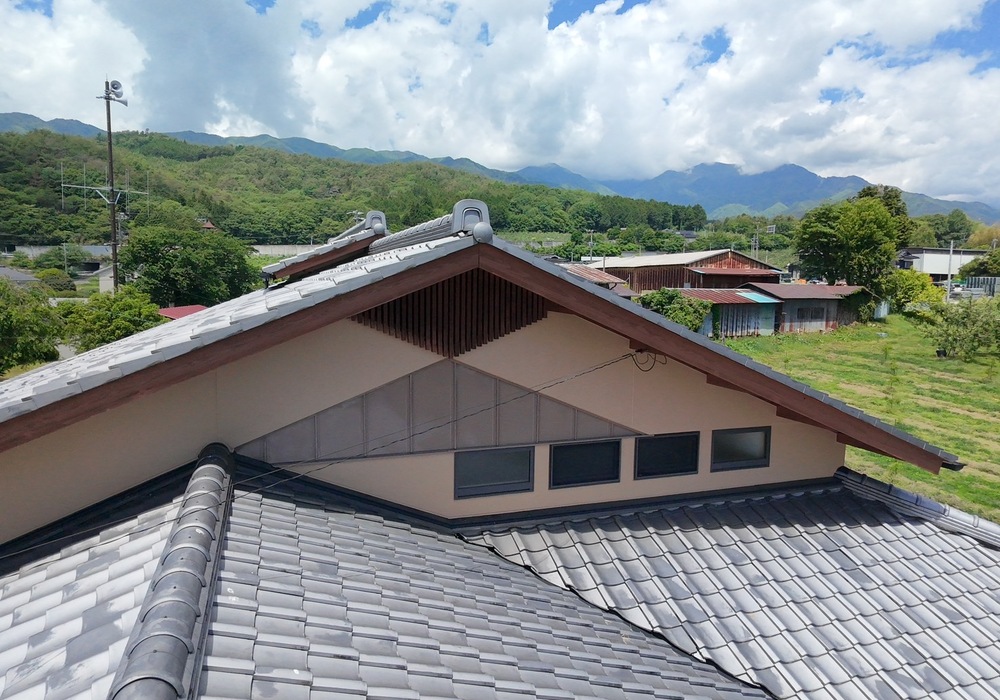 【下伊那郡高森町】山吹新田地区集会所 外壁・屋根塗装工事