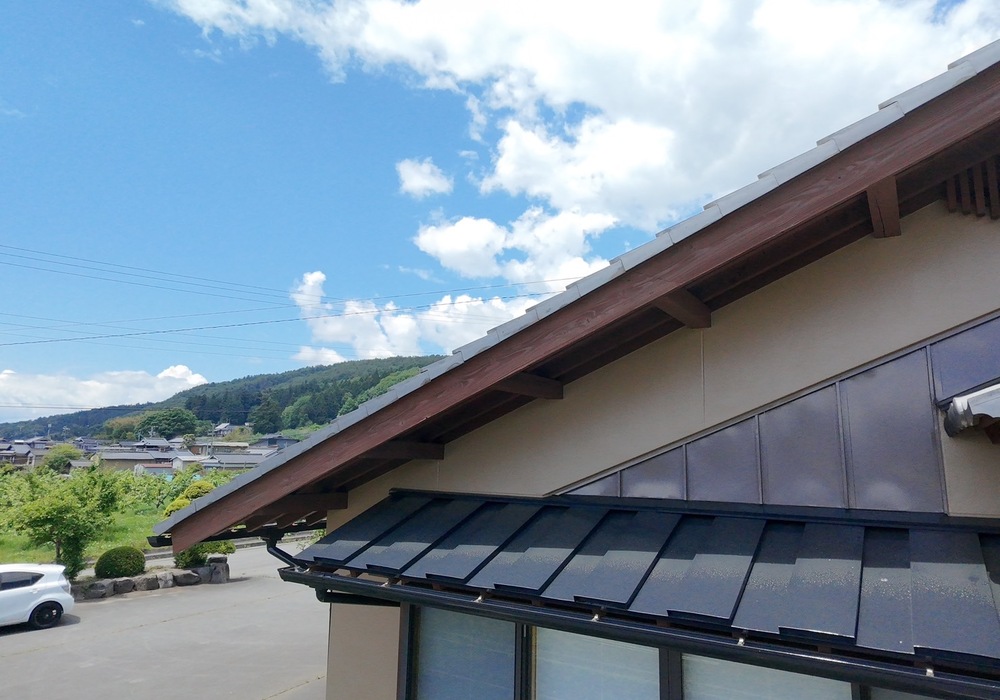 【下伊那郡高森町】山吹新田地区集会所 外壁・屋根塗装工事