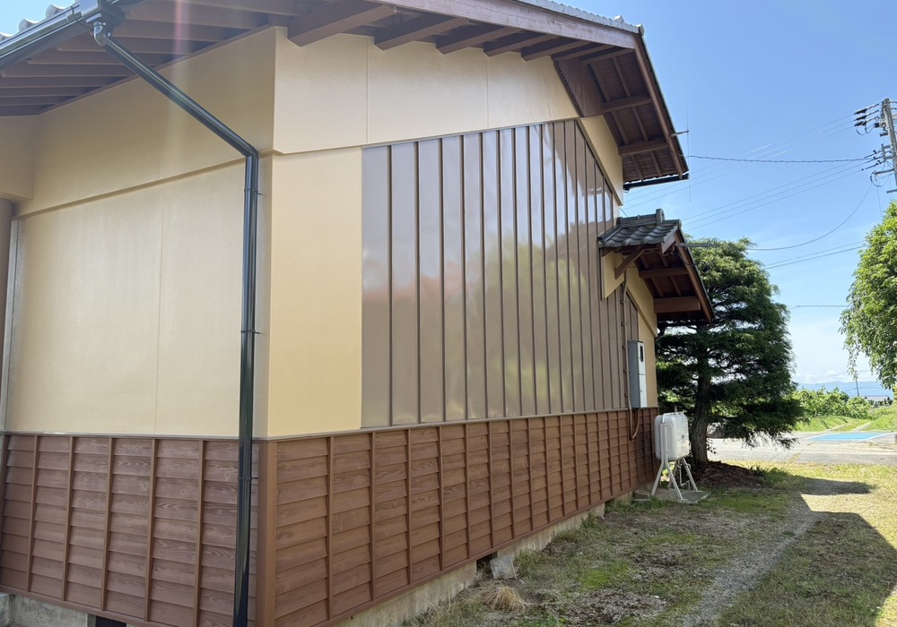 【下伊那郡高森町】山吹新田地区集会所 外壁・屋根塗装工事
