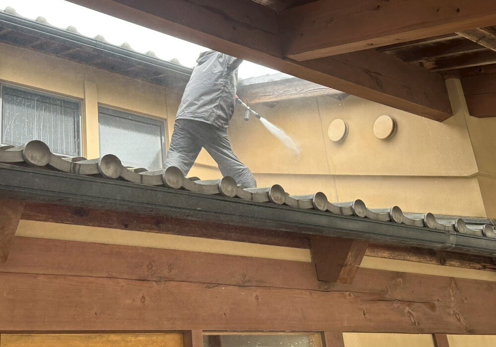 【下伊那郡高森町】山吹新田地区集会所 外壁・屋根塗装工事