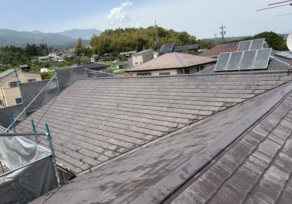【下伊那郡高森町吉田】戸建て M様邸 外壁・屋根塗装工事（SKプレミアム無機仕様）