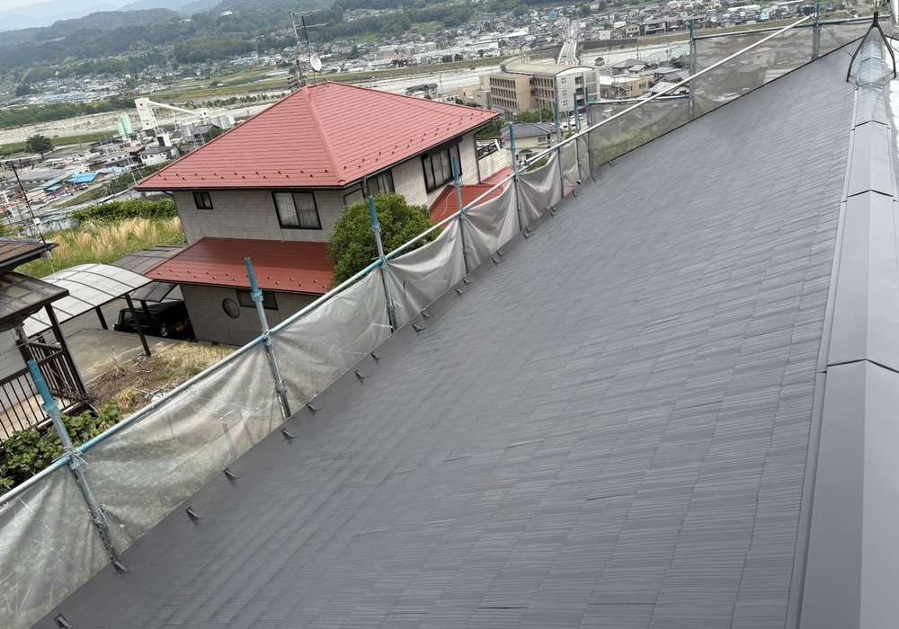 【下伊那郡高森町吉田】戸建て M様邸 外壁・屋根塗装工事（SKプレミアム無機仕様）