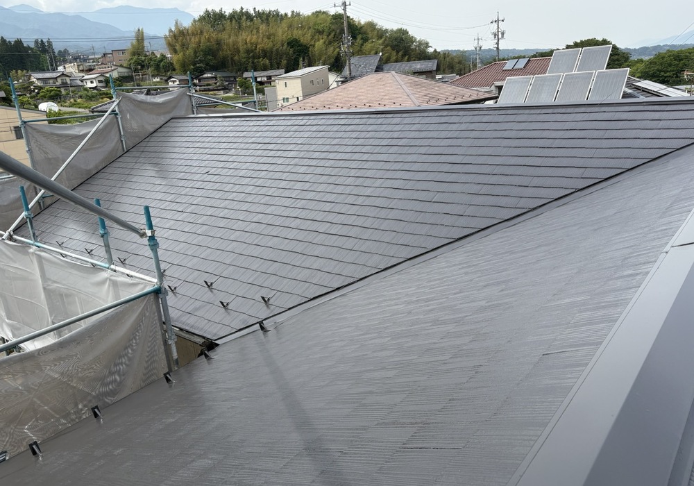 【下伊那郡高森町吉田】戸建て M様邸 外壁・屋根塗装工事（SKプレミアム無機仕様）