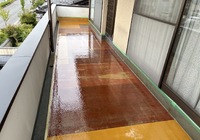 【飯田市丸山町】戸建て G様邸 ベランダ防水・笠木改修工事（FRP防水仕様）