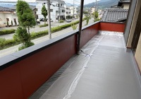【飯田市丸山町】戸建て G様邸 ベランダ防水・笠木改修工事（FRP防水仕様）