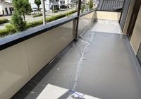 【飯田市丸山町】戸建て G様邸 ベランダ防水・笠木改修工事（FRP防水仕様）