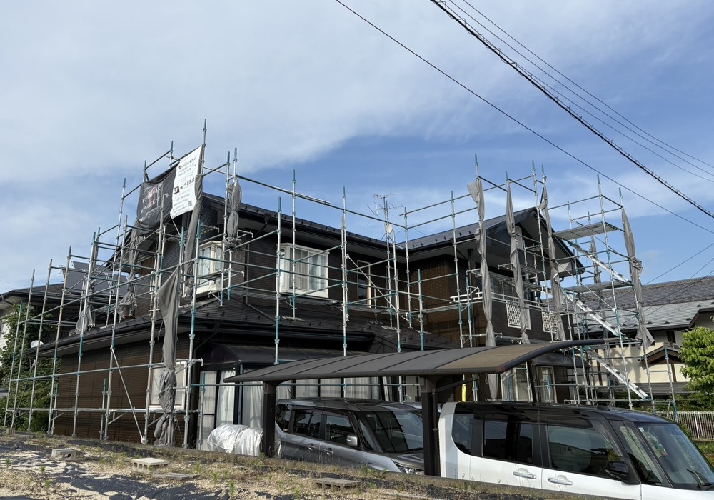 【下伊那郡高森町吉田】戸建て M様邸 外壁・屋根塗装工事（SKプレミアム無機仕様）