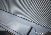 飯田市山本　H 様邸　【追加工事】屋根塗装工事　弱溶剤二液型NADシリコンウレタン樹脂塗料