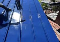 飯田市山本　H 様邸　【追加工事】屋根塗装工事　弱溶剤二液型NADシリコンウレタン樹脂塗料