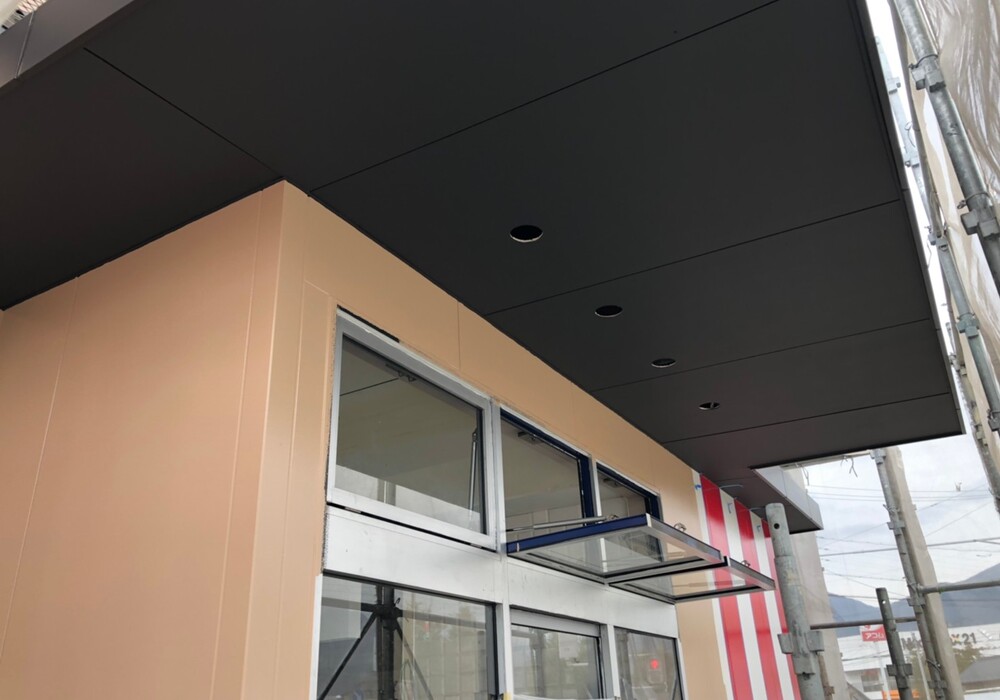 【飯田市】店舗 KFC飯田店 外壁・屋根塗装工事（シリコン・ウレタン仕様）
