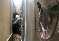 【飯田市中央通り】にしべ様 店舗外壁塗装・屋根塗装・ベランダ防水工事（ユメロック114ライン仕様）