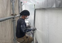 【飯田市中央通り】にしべ様 店舗外壁塗装・屋根塗装・ベランダ防水工事（ユメロック114ライン仕様）