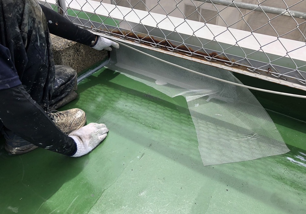 【飯田市中央通り】にしべ様 店舗外壁塗装・屋根塗装・ベランダ防水工事（ユメロック114ライン仕様）