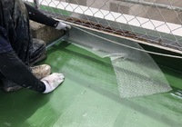 【飯田市中央通り】にしべ様 店舗外壁塗装・屋根塗装・ベランダ防水工事（ユメロック114ライン仕様）