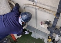 【飯田市中央通り】にしべ様 店舗外壁塗装・屋根塗装・ベランダ防水工事（ユメロック114ライン仕様）