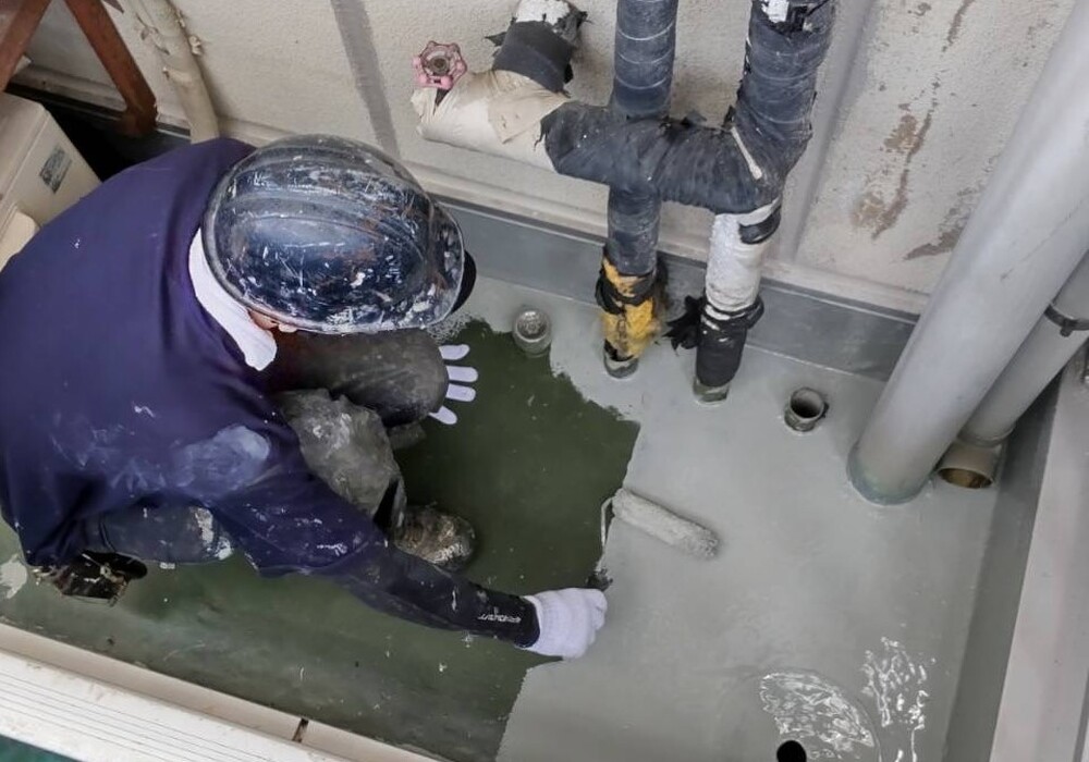 【飯田市中央通り】にしべ様 店舗外壁塗装・屋根塗装・ベランダ防水工事（ユメロック114ライン仕様）