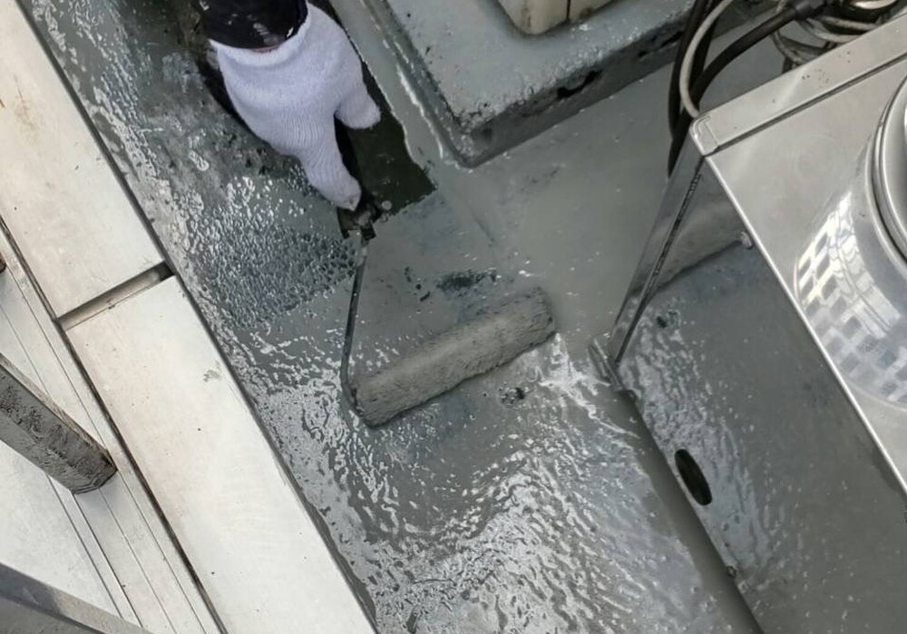 【飯田市中央通り】にしべ様 店舗外壁塗装・屋根塗装・ベランダ防水工事（ユメロック114ライン仕様）