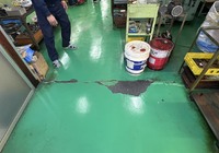 【飯田市】工場 S精機様 塗床修繕工事（エポキシ厚塗り仕様）