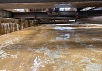 【飯田市名古熊】下伊那農業高等学校様 高架水槽架台防水改修工事（通気緩衝ウレタン防水・脱気筒設置仕様）