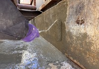 【飯田市名古熊】下伊那農業高等学校様 高架水槽架台防水改修工事（通気緩衝ウレタン防水・脱気筒設置仕様）