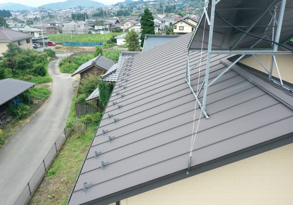 【飯田市砂払】戸建て K様邸 外壁・屋根塗装工事（タテイル仕様）