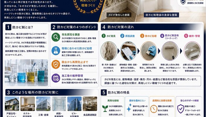 防カビコーティング・防カビ対策