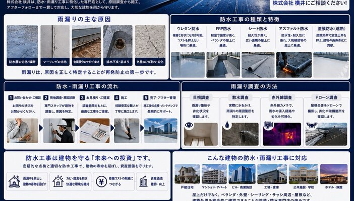 防水・雨漏り工事